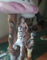 Sprzedam porcelanowa, rumuńską lampę — ujęcie 2