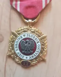 Sprzedam złoty medal Sily zbrojne w służbie ojczyzny XX — ujęcie 5