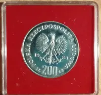 Srebrna moneta okolicznościowa; 200zł(PRÓBA) — ujęcie 2