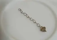 Srebrna przedłużka do bransoletki łańcuszka 3 cm Rodowana Srebro 925 — ujęcie 4