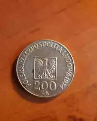 Srebrne 200 zł rok 1974 — ujęcie 2