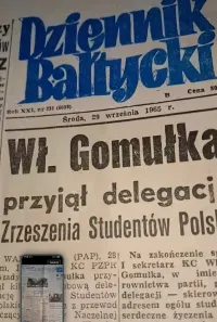 Stara gazeta z 65 — ujęcie 3
