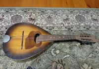 Stara, Kolekcjonerska MANDOLINA, PRL, 1960 Rok, Metka Znamionowa: Fabryka Instrumentów Lutniczych Lubin Legnicki, Bardzo Dobry Stan WYPRZEDAŻ OKAZJA!! — ujęcie 5