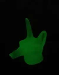 Stara, Kolekcjonerska, Świecąca w Ciemności FIGURKA ANUBISA, Wymiary: 12 x 10 x 6 cm, Bardzo Dobry Stan, WYPRZEDAŻ OKAZJA !! — ujęcie 2