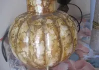 stara lampa PRL wysokość 33 cm — ujęcie 4