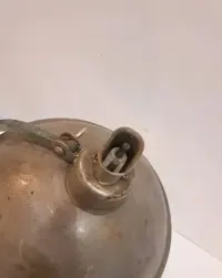 Stara LAMPKA LAMPA grzewcza 70' słoneczko sygnowana PRL vintage retro FSE FSO? — ujęcie 3