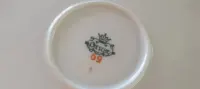 Stara przedwojenna patera talerz 33cm Gieshe sygnowana . 1928 rok. — ujęcie 3