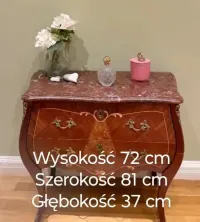 Stara Rokoko antyk komoda beczką — ujęcie 2