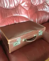 Stara walizka prl vintage antyk, — ujęcie 4