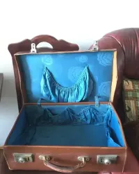 Stara walizka prl vintage antyk, — ujęcie 2