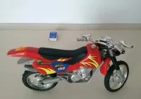 stara zabawka PRL duży motor terenowy cross 125 / 150 KTM Honda Yamaha — ujęcie 3