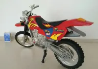 stara zabawka PRL duży motor terenowy cross 125 / 150 KTM Honda Yamaha — ujęcie 5
