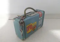 stara zabawka PRL skarbonka walizka CZZ retro kufer antyk zabytek — ujęcie 4