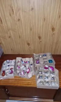 Stare bombki prl/ bombki choinkowe prl — ujęcie 3