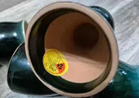stare kolekcjonerskie ceramiczne wazony wazoniki świeczniki zestaw 4sztuki 15cm wys — ujęcie 5