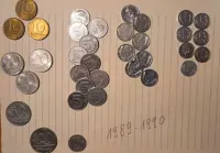 stare monety polskie z początku lat 90 — ujęcie 2