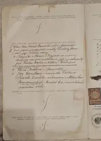 Stary akt zgonu po Czesku. 1917 r — ujęcie 2
