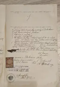 Stary akt zgonu po Czesku. 1917 r — ujęcie 3