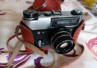 Stary aparat FED-5B + obiektyw Industar-61 L/D + etui | Po dziadku — ujęcie 2