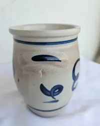 Stary garnek kamionkowy Westerwald 1L | Vintage kamionka z Niemiec / Schmalztopf — ujęcie 3