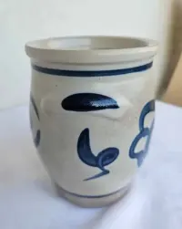 Stary garnek kamionkowy Westerwald 1L | Vintage kamionka z Niemiec / Schmalztopf — ujęcie 4