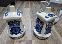 stary kolekcjonerski Włocławek ceramika porcelana imbryk zestaw wazon puszka — ujęcie 2