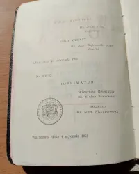 Stary modlitewnik vintage 1963 — ujęcie 2