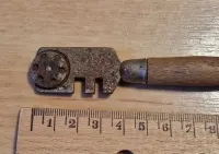 stary nóż diamentowy do cięcia szkła, szyb PRL lata 80 Krakus 15cm — ujęcie 2