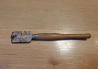 stary nóż diamentowy do cięcia szkła, szyb PRL lata 80 Krakus 15cm — ujęcie 5