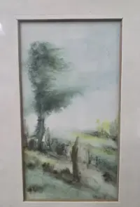 Stary obraz, akwarela — ujęcie 2
