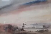 Stary, obraz akwarela — ujęcie 3