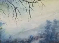 Stary obraz, akwarela — ujęcie 4