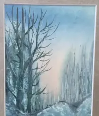 Stary obraz, akwarela — ujęcie 3