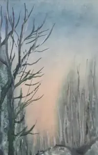 Stary obraz, akwarela — ujęcie 5