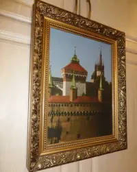 Stary Obraz kopia w ładnej ramie 50 x 40 cm — ujęcie 5