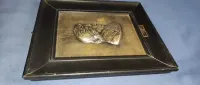 Stary relief rzeźba metal Beethoven XIXw — ujęcie 5
