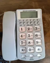 Stary telefon analogowy mescomp technologies — ujęcie 5