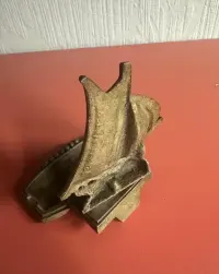Statek mosiężna figurka,popielniczka — ujęcie 2