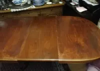 Stoł owalny debowy rozkladany 130x94x74 po rozlozeniu 170cm — ujęcie 5