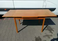 Stół rozkładany drewniany prl vintage old school — ujęcie 4