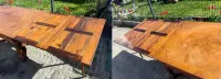 Stół ROZKŁADANY kuchni jadalni drewniany antyk do 362CM 16 osobowy drewno — ujęcie 5