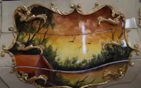 Stylowa Francuska Komoda Szafa Szafka - Marmur Ludwik XVI - 3 Szuflady — ujęcie 4