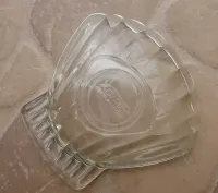 szklana miseczka w kształcie muszli - SIMAX - Czechosłowacja - 70/80te — ujęcie 3