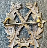 Szwecja 1920 r. Honorowa Odznaka Strzelecka - brązowa — ujęcie 4