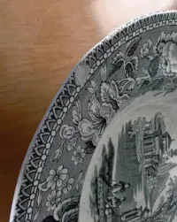 Talerz, motyw „Bosphorus”, XIX wiek, John Marshall, Szkocja — ujęcie 4
