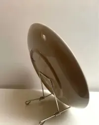 Talerz ścienny "Chodzież", 31 cm, lata 50/60. PRL, vintage — ujęcie 2