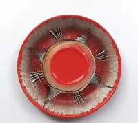 Talerzk SABA sygnowany porcelana lub fajans świetny stan — ujęcie 3