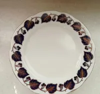 talerzyki porcelanowe 3 szt. z Ćmielowa średnica 19,5 cm VINTAGE! — ujęcie 3