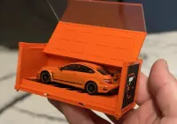 Tarmac Works 1:64 Mercedes-Benz C63 AMG Black Series orange C 63s V8 biturbo — ujęcie 3