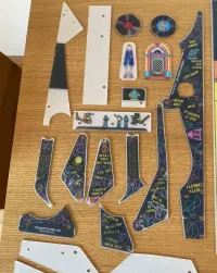 Time Machine PLASTICSET Data East  Pinball Flipper Fliper — ujęcie 5